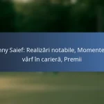 Kenny Saief: Ani formativi, Carieră juvenilă, Interese personale