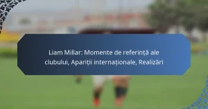 Liam Millar: Momente de referință ale clubului, Apariții internaționale, Realizări